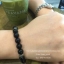 Black Onyx 8 mm and Double Flowers โอนิกซ์ดำหรือนิล 8 มม ประดับดอกไม้เงินแท้