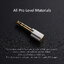 DD DJ65A AL อะแดปเตอร์แปลง 6.35 Male เป็นมาตรฐาน 3.5 Female สำหรับเครื่องเสียง
