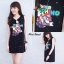 New!!!! Mario mosohino Mini dress มินิเดรสสกรีนลายหน้า งานน่ารักค่ะ แมทซ์กับรองเท้าผ้าใบซักคู่ สวยเกร๋สุดๆค่า