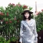 หมวกสานปีกกว้างงานแบรนด์ตามแบบดาราเซเลปใส่