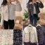 Blazer tweed เสื้อคลุมผ้าทวีตChanel สไตล์เกาหลี