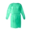 จำนวน 10 ตัว เสื้อคลุมชนิด Isolation Gown (แบบกันน้ำ) ใช้แล้วทิ้ง สำหรับการป้องกันผู้ปฏิบัติงานชนิดใช้ครั้งเดียวทิ้ง เพื่อลดการปนเปื้อน จากขณะปฏิบัติงาน