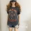 เสื้อยืด เสื้อยืดวินเทจ เสื้อวงGuns'n rose 🥀☠️☠️☠️
