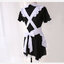 MAID114 ชุดแม่บ้านสีดำ แขนตุ๊กตา+เอี๊ยม น่ารักมากกก