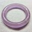 กำไลหยกสีม่วง Lavender Jade Bangle ความกว้างวงใน 58.4 มม หน้ากำไล 13.4 มม