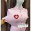 NURSE121ชุดพยาบาลสีชมพูแบบเดรส งานน่ารักๆ