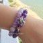 Amethyst อเมทิสต์ 10 mm ปกป้องคุ้มครอง สร้างความสัมพันธ์อันดีระหว่างแม่สามีกับลูกสะใภ้ ประดับดอกไม้เดซี่ Daisy เงินแท้