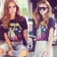 เสื้อยืดวินเทจ ผ้าบาง สกรีนวง ร๊อค METALLICA สกรีน หน้า-หลัง แบบดาราใส่