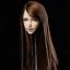 SUPER DUCK SDH017-C Female Head Carving (White Long Hair)