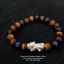 Tiger Eye 3 Colors หินสามทหารเสือ 8 มม แก้ปีชง พลิกฟื้นดวงชะตา แคล้วคลาดปลอดภัย ร้อยพร้อมปี่เซี๊ยะเงินแท้ 99.99%