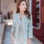 เสื้อตคลุมทวิต สวยหรูดูแพง สไตล์เกาหลี มี3 สีสวยๆ