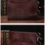 พร้อมส่ง กระเป๋าคลัทซ์ผู้ชายหนัง Pu ใส่ Ipad และ Tab ขนาด 8 นิ้ว ลายหนังจระเข้ แฟชั่นเกาหลี