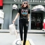 ชุดเซท เสื้อ kenzo กับกางเกงขายาว ตัวเสื้อปักวิ้งๆ