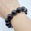 Silver Sheen Obsidian ซิลเวอร์ชีน ออบซิเดียน 16 มม ช่วยขับไล่โชคชะตาที่เลวร้าย