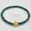 หัวนะโมเสาร์ห้า และพระพิฆเนศ เทพเจ้าแห่งความสําเร็จ ร้อยพร้อม Malachite มาลาไคท์ 4 มม