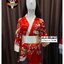 KIM107 ชุดกิโมโนสีแดงลายดอก งานสวยมากเวอร์
