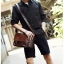 พร้อมส่ง กระเป๋าหนังสะพายข้างผู้ชาย ใส่ Tab 10 นิ้ว Messenger bag