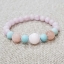 "LOVE INFINITY" Larimar ลาริมาร์ Kunzite คุนไซต์ หรือ คันไซต์ Morganite มอร์แกไนท์ & Pink Calcite พิงค์แคลไซด์