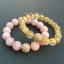 Rose Quartz Madagascar A โรสควอตซ์ มาดากัสการ์ 12 มม A รักและให้อภัย ประดับลูกบอลฝังเพชรงานประณีต CZ