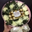 กล่องดอกกุหลาบขาวแซมดอกสุ๋ย กล่องโฟเรโร่ 30 ลูก (Flower Box)