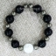Black Onyx, Pyrite, and Ice Quartz แบล็คโอนิก (นิล) ไพไรต์ ไอซ์ควอตซ์ ดูดเงินและมั่นคงทางอารมณ์ เหมาะกับคนที่สุรุ่ยสุร่ายทำให้เก็บออมได้