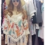เสื้อสไตล์โบฮีเมียน พิมพ์ลายขนนก สีสดใส แต่งพู่ฟรุ้งฟริ้ง ทรงสวยน่ารัก ใส่สบายไม่ร้อน ใส่เดินเที่ยวชิวๆในวันสบายๆ