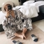 ชุดเซ็ทขายาว ชุดนอนไม่ได้นอน ชุดนอนชุดเที่ยวชุดเดียวกัน