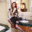 PRETTY07 ชุดเดรสตาข่ายซีทรูพร้อมถุงน่องเข้าเซท