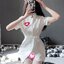 NURSE120 ชุดพยาบาลสีขาวแบบเดรส งานน่ารักๆ