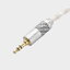 TFZ TC-9 สายอัพเกรดหูฟัง OFC+เงิน+ชุบเงิน หุ้มฉนวนใส 65P PVC สำหรับหูฟัง TFZ