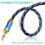 ขาย ERTK NEW AUX Blue สาย Aux 3.5 เป็น 3.5 สายถักหนังงู สำหรับเครื่องเสียง