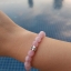 Rose Quartz Madagascar โรสควอตซ์ มาดากัสการ์ 8 มม ประดับเงินแท้ถุงเงินรับทรัพย์