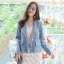 เสื้อคลุมผ้าทวีต(ผ้าชาแนล)