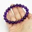 Amethyst อเมทิสต์ 10 mm AAA ปกป้องคุ้มครอง นำรักแท้มาให้ ขจัดความคิดด้านลบ สยบอารมณ์โกรธ หรือร้าย