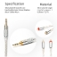 ขาย TFZ TC-01 สายทองแดงชุบเงินถัก 8 แกน หุ้มฉนวน ขั้ว2พิน 0.78