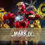 Hot Toys QS021 1/4 Iron Man 2 - Iron Man Mark IV with Suit-Up Gantry