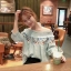 เสื้อปาดไหล่ คอระบาย ยางยืด งานปักแน่นๆ งานสไตล์เกาหลี ผ้าไหมญี่ปุ่นเนื้อดี ปลายแขนระบาย ทรงสวย งานน่ารักมากๆค่ะ