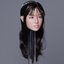 SUPER DUCK SDH049-C Black Long Hair Female Headsculpt