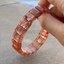 กำไลไหมเศรษฐี ไหมแน่น Red Rutilated Quartz ความกว้างกำไล 56 มม กำไลเป็นแบบยืดได้