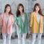 Blazer เบลเซอร์ เสื้อสูทสไตล์เกาหลี ทรงสวยผ้าลินินรีดง่าย