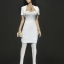 Toys City 63001B FEMALE'S White DRESS SET