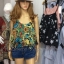 เสื้อสายเดี่ยว2ชั้น ปริ้นลายสวยๆ