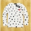 PLAY Comme des'garcons เสื้อแขนยาวสกรีนลายจุดใหม่ อีกหนึ่งแบรนด์ ที่มากี่รอบก็ขายดี๊ดี
