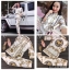 เสื้อ+กางเกง ลายVERSACE ปริ้นลายทั่วตัว ผ้าซิลล์ ลื่นๆเย็นๆ ใส่สบายมากๆ
