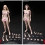 VERYCOOL FX07A Supermodel Head Sculpt + Female Body Set (Golden straight)