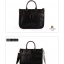 พร้อมส่ง กระเป๋านักธุรกิจ ใส่โน๊ตบุค 13 นิ้ว ใส่ IPAD ใส่เอกสาร ผู้ชายแฟขั่นเกาหลีรหัส Man-2034 สีดำ 1 ใบ
