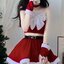 🎅 SANTY03 ชุดคริสมาส แซนตี้ผู้หญิง แบบครอปเกาะอก ดีเทลโบว์นุ่มนิ่มน่ารักมากค่ะ