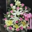 กระเช้าดอกไม้สำหรับมอบแสดงความยินดี (Flower Basket)