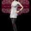 POPTOYS F19 Ladies sexy low-cute halter dress suit