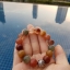 Rutillated Quartz (5 Colors) ไหม 5 สี 11 มม ประดับเงินแท้รูปมังกร สัญลักษณ์ป็นสัญลักษณ์แห่ง พลัง อำนาจ ความยิ่งใหญ่ ราชามหาโชค เด่นเรื่องความมั่งคั่งและร่ำรวย หินเรียกทรัพย์รับโชค สำเนา
